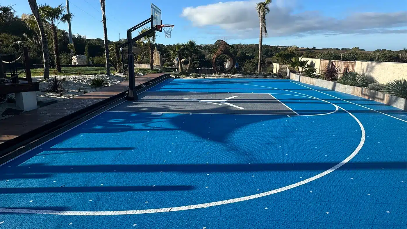 Basketball Court After Flooring Huasu Tile02