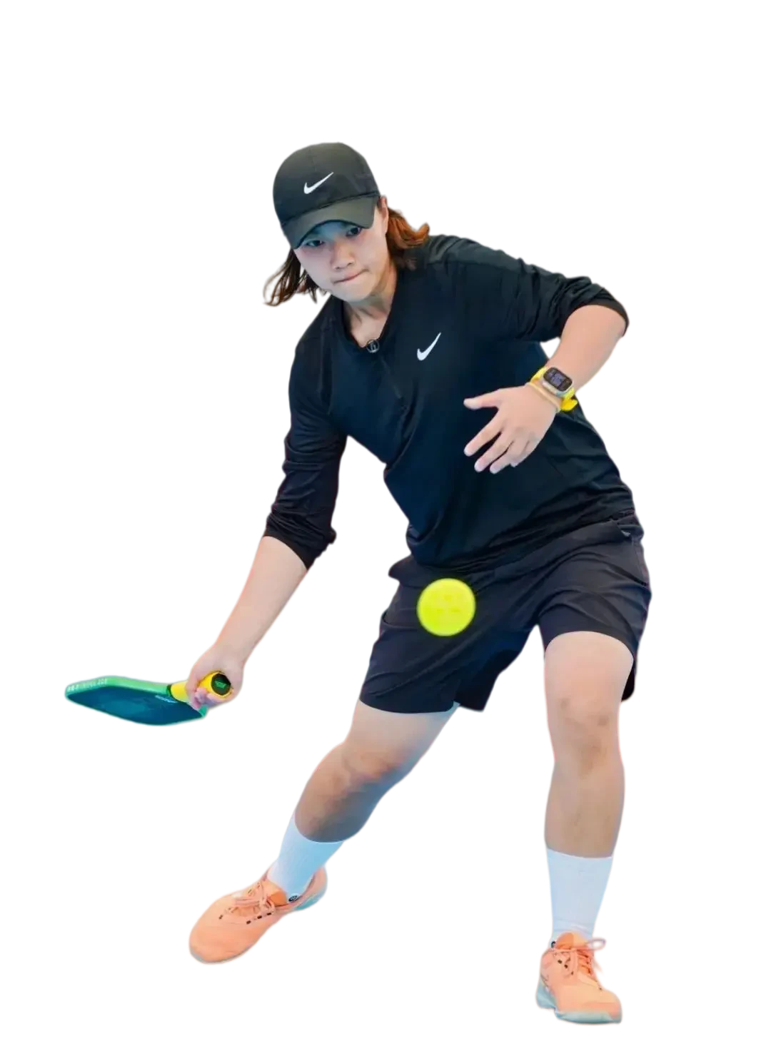 Playing Pickleball on Huasu Tiles