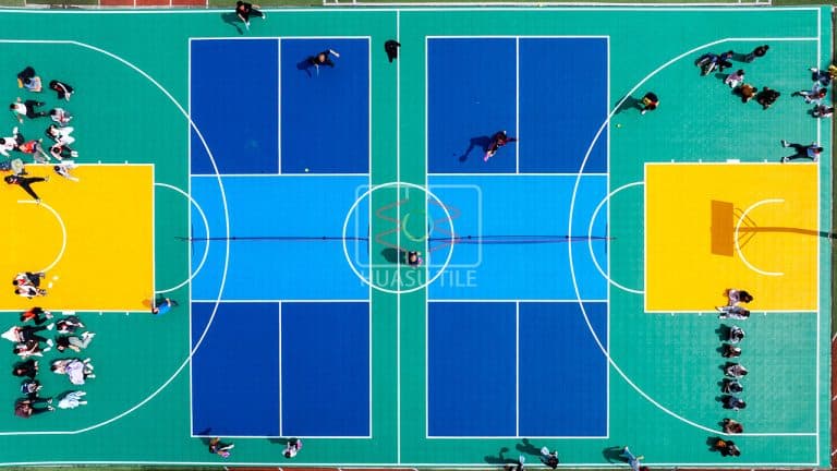 HuasuTile Pickleball and Basketball Court05_1280x720