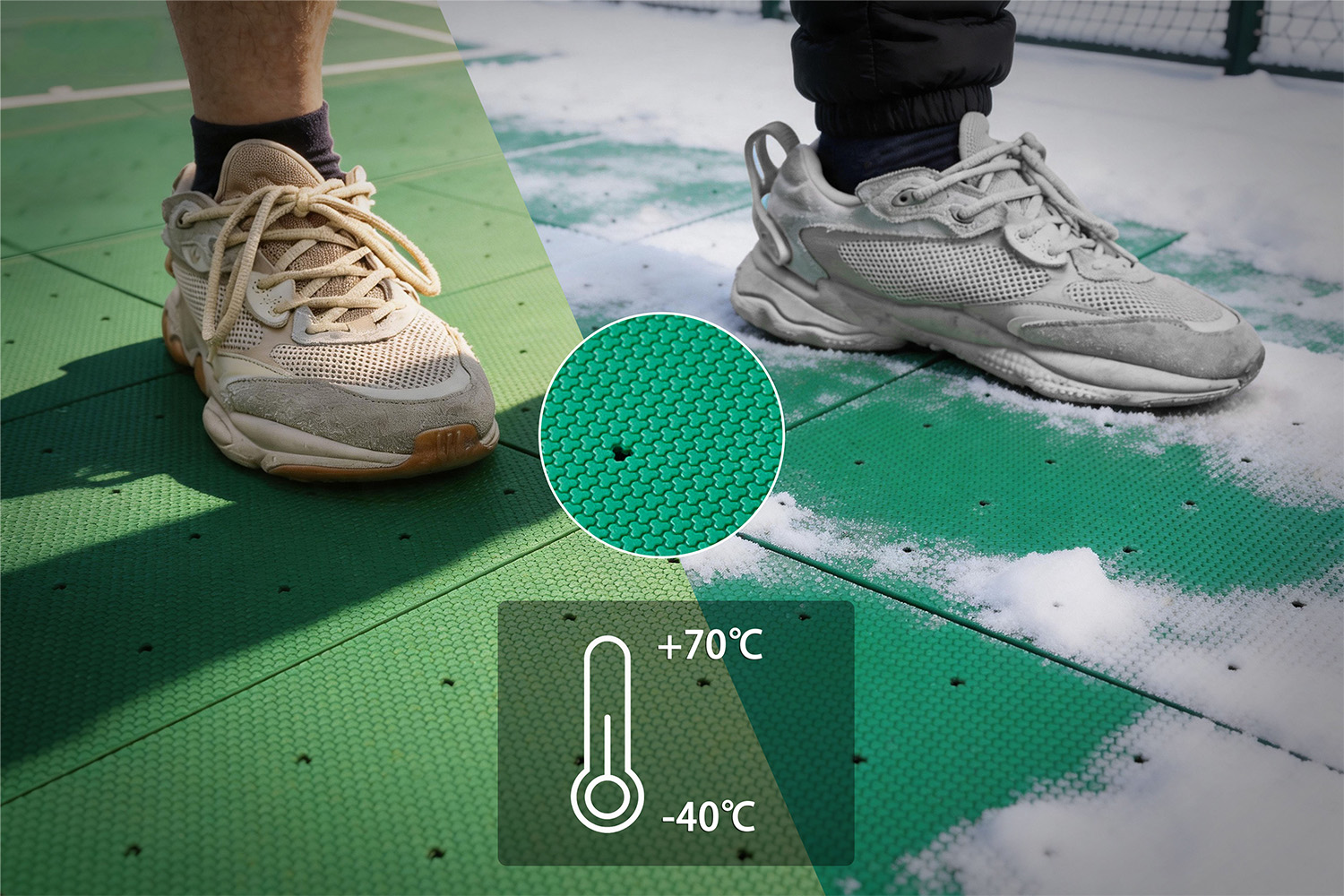 Pickleball Court Surface All Weather Durability