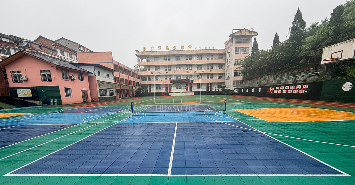 Pickleball court on existing basketball court_1200x628